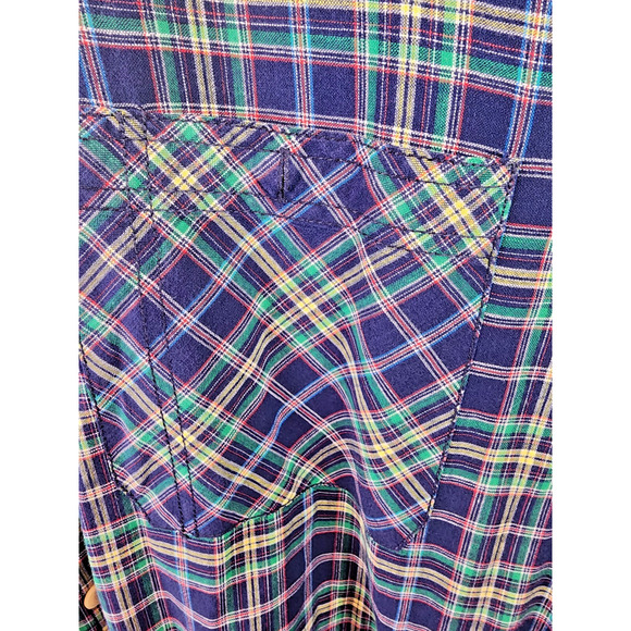 Nautica Jeans Co. Long Sleeve Plaid Multicolor Button Up Down Shirt NJ-99 Sz 2X - Picture 6 of 11